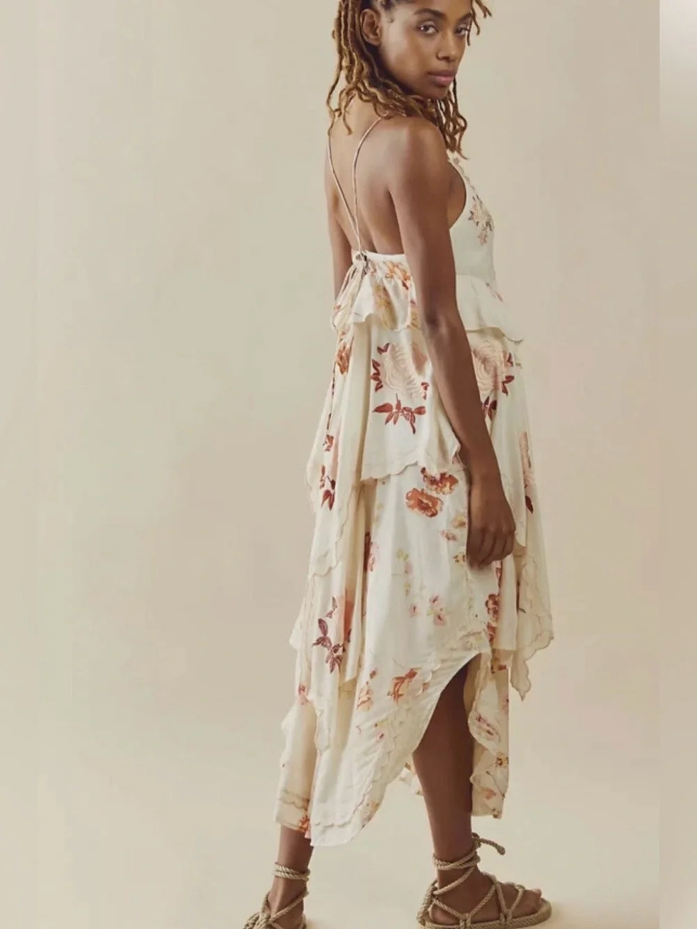 NWOT Free People Aubrey Embroidered Maxi Dress - Picture 3 of 15